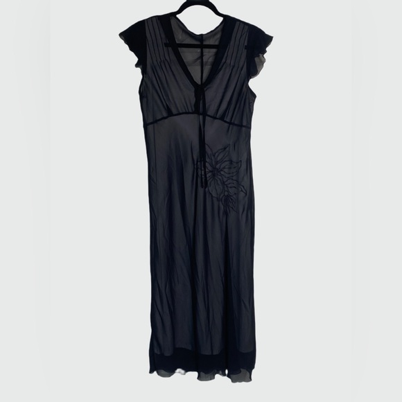 Black sheer whimsigoth dress - Picture 2 of 5